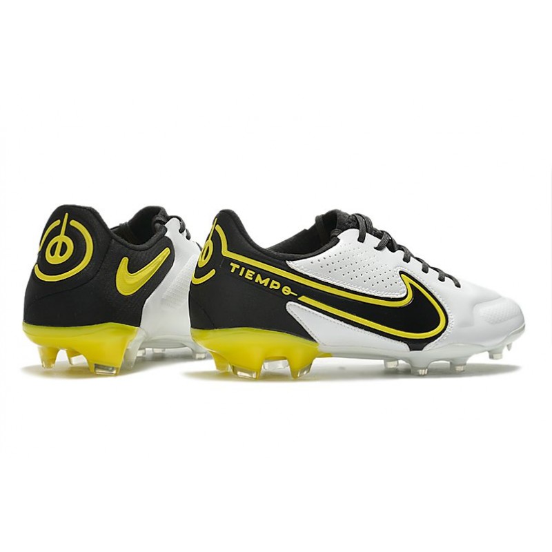 Nike Tiempo Legend IX Elite FG Bílá Šedá Žlutá